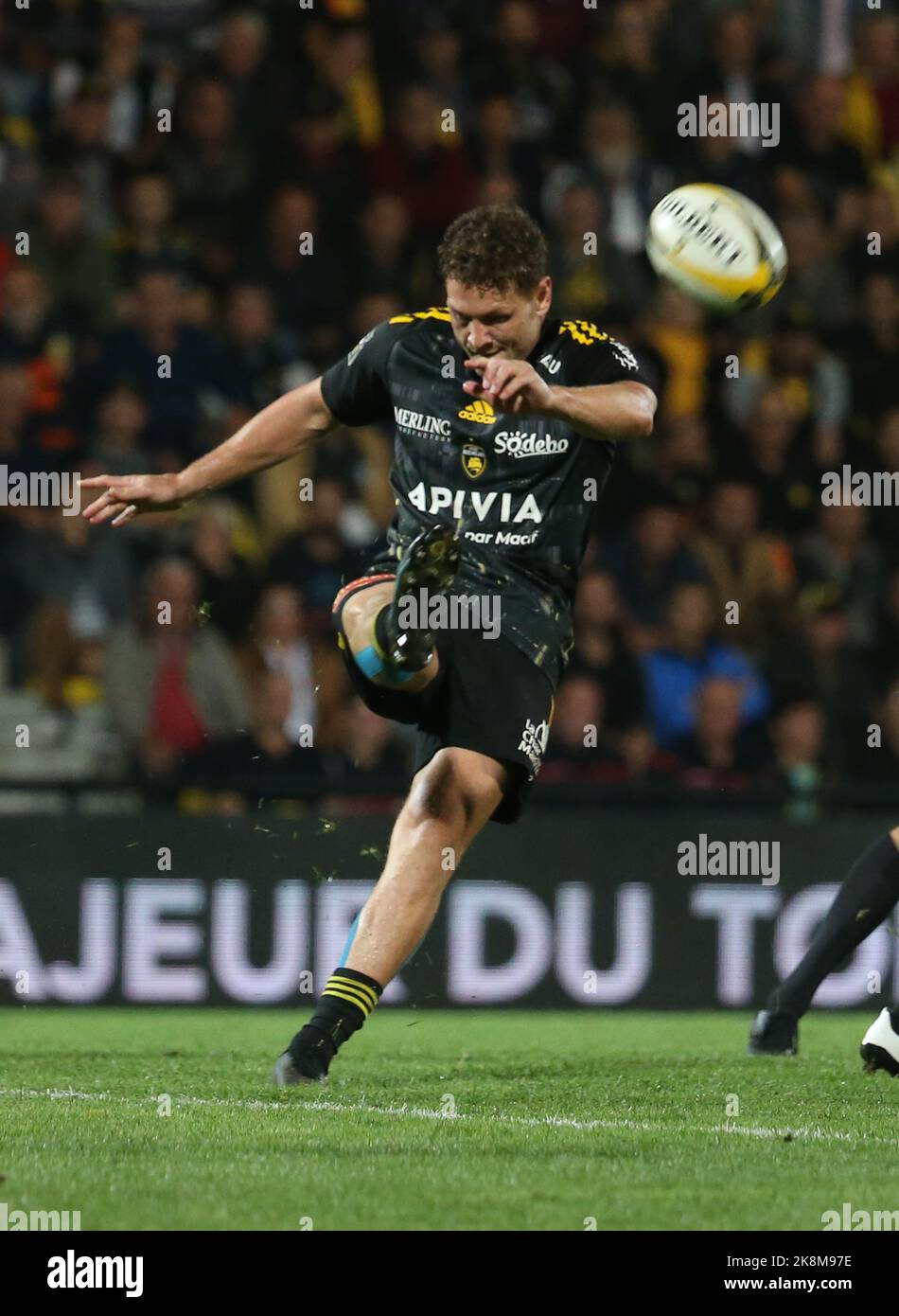 during the French championship Top 14 rugby union match between Stade ...