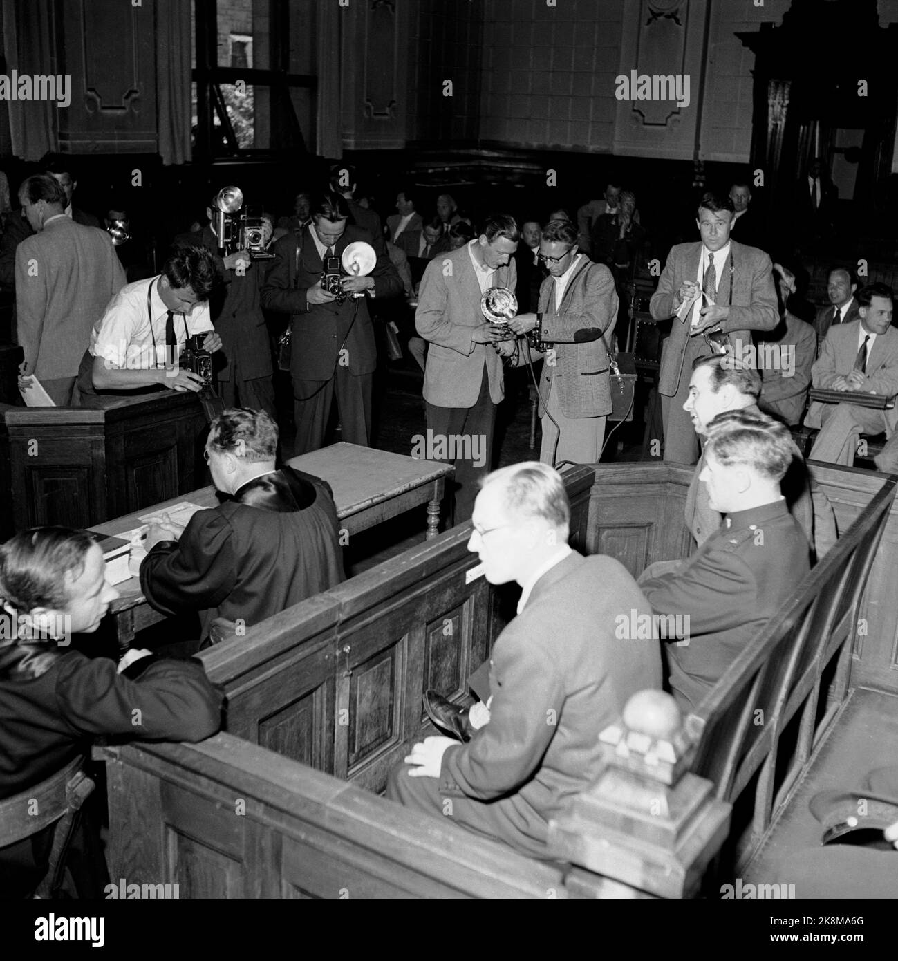 Oslo 31 May 1954 Spy Convicted Asbj rn Sunde in The Foreground With dataalchemy-fulldataalchemists