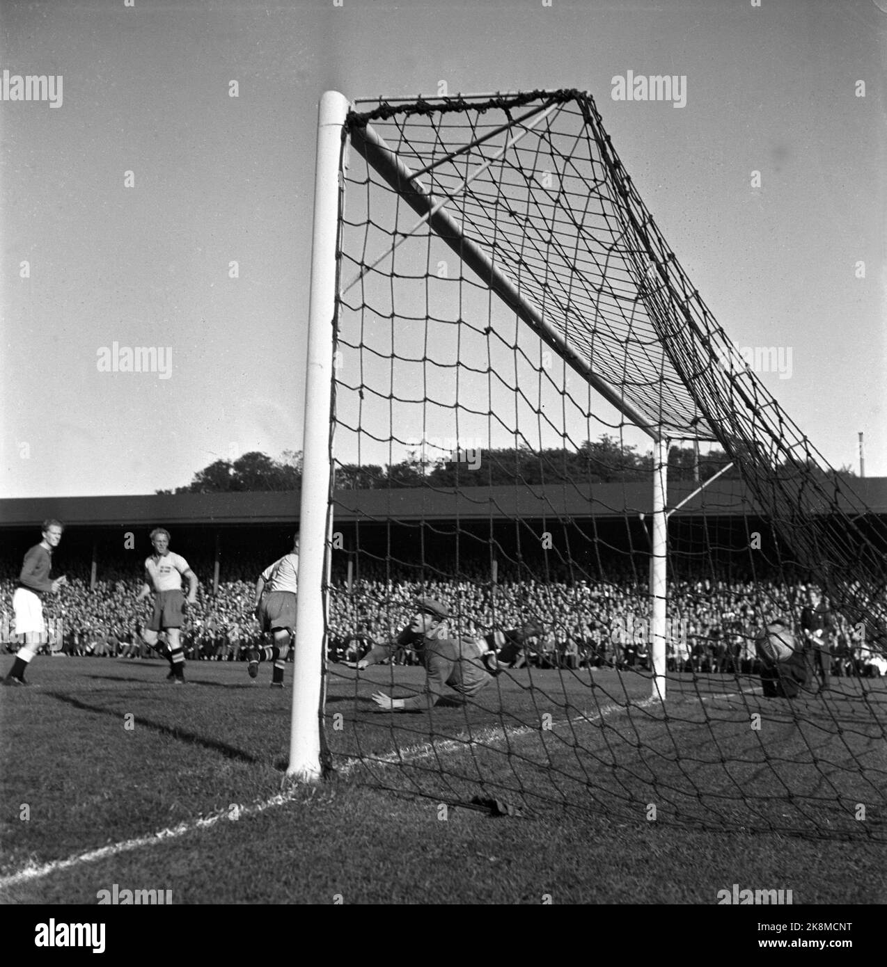 Swedish goalkeeper kalle svensson lets in a goal photo hires stock photography and images Alamy