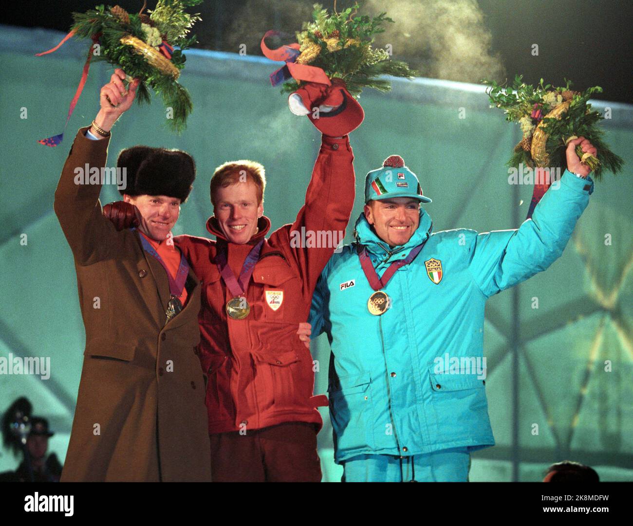 Lillehammer. Olympics 1994. Cross country skiing, 10km classic, men