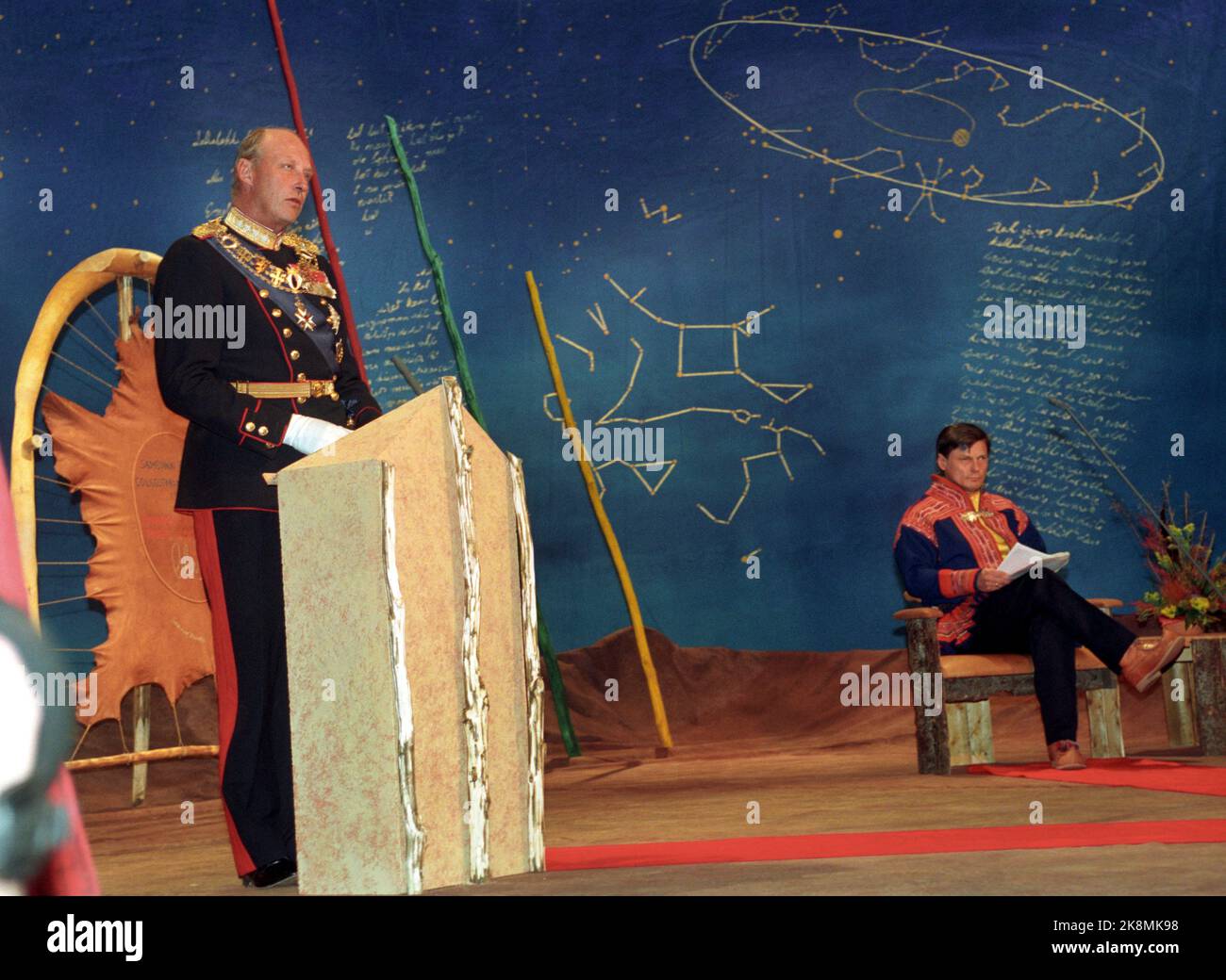 Trond kenneth larsen the norwegian royal house sami opening ceremonies ...