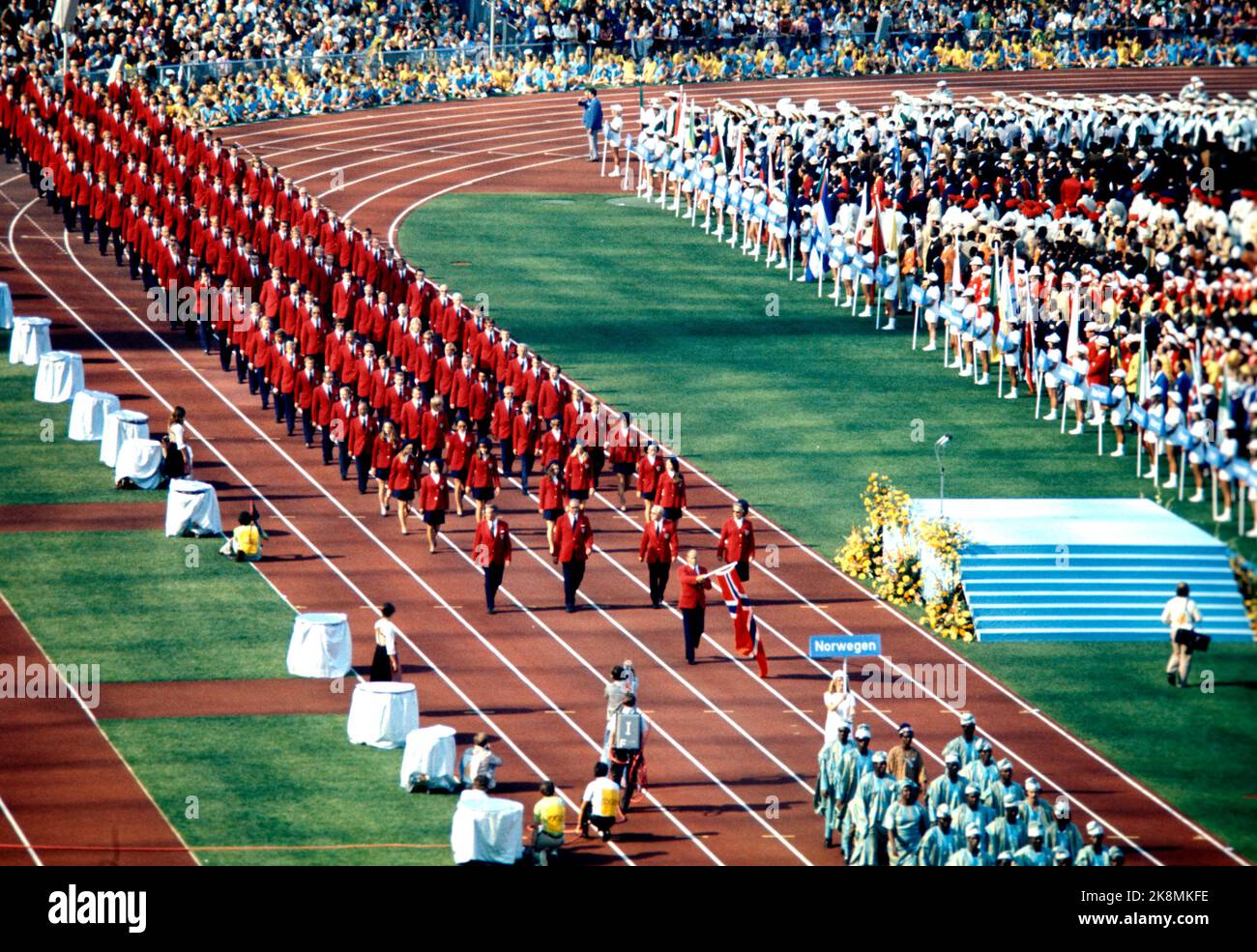 Munich, Germany 1972. The Summer Olympics in Munich in 1972. The switch