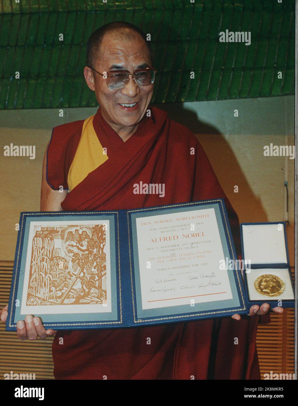 Oslo 19891210: The Peace Prize: Nobel Peace Prize 1989 to Tibet's Oslo 19891210: The Peace Prize: Nobel Peace Prize 1989 to Tibet's