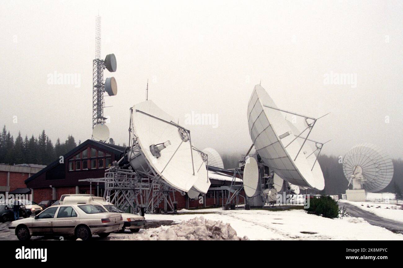 Hakadal in Nittedal municipality 19911209 Nittedal land station in ...