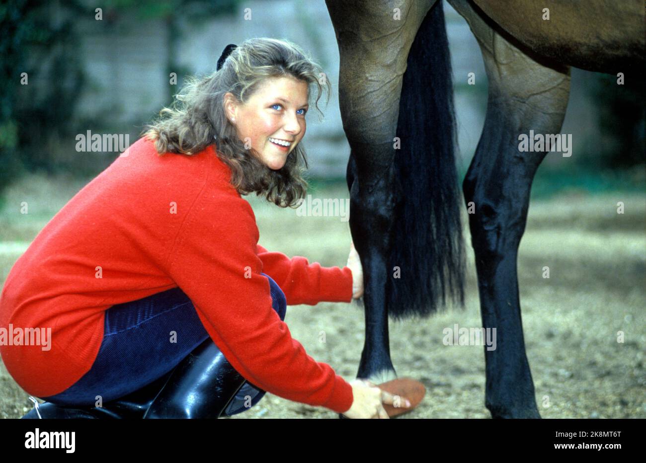 Oxford 19900920 Princess Märtha Louise spends a year at Waterstock