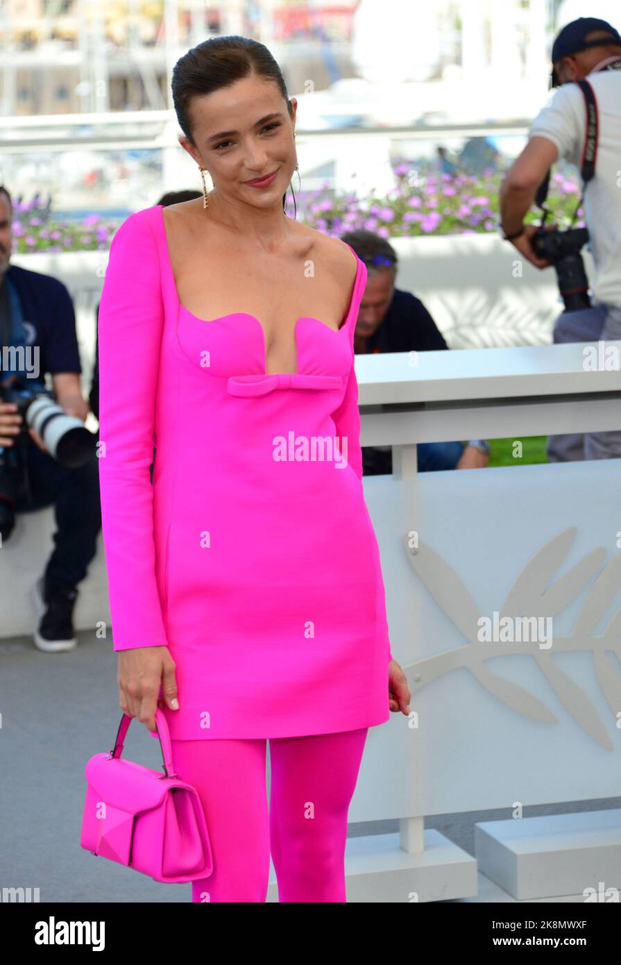 Lihi Kornowski (dressed by Valentino) Photocall of the film 'Crimes of the Future' 75th Cannes Film Festival May 24, 2022 Stock Photo