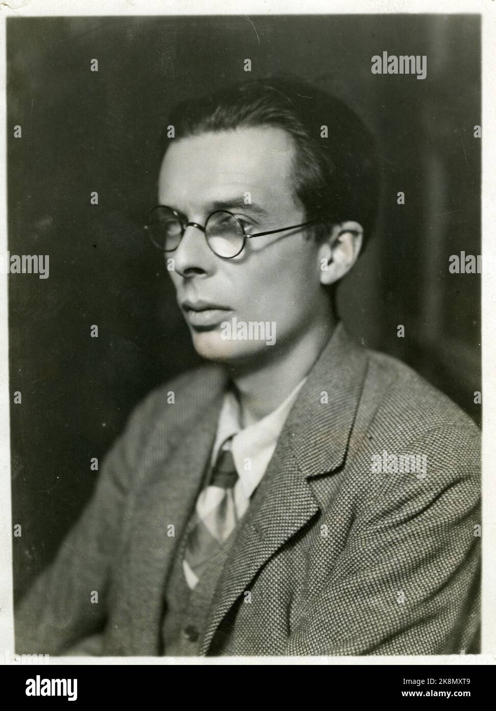 Aldous Huxley British writer and novelist Stock Photo