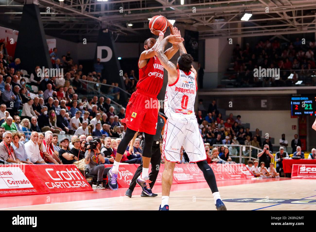 PalaBigi, Reggio Emilia, Italy, October 22, 2022, Markel Brown ...