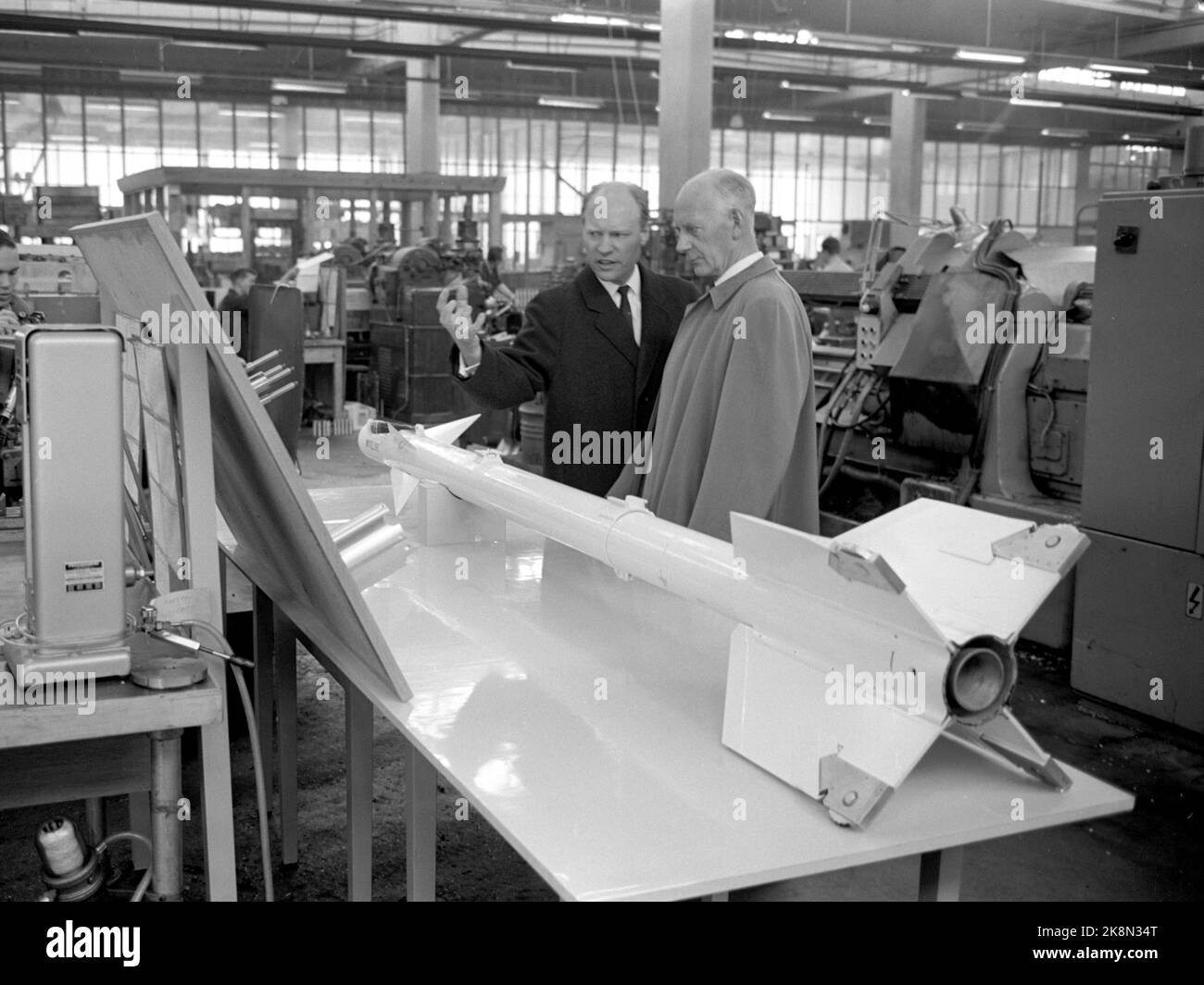 Kongsberg 19640425. Kongsberg weapons factory celebrates its 150th