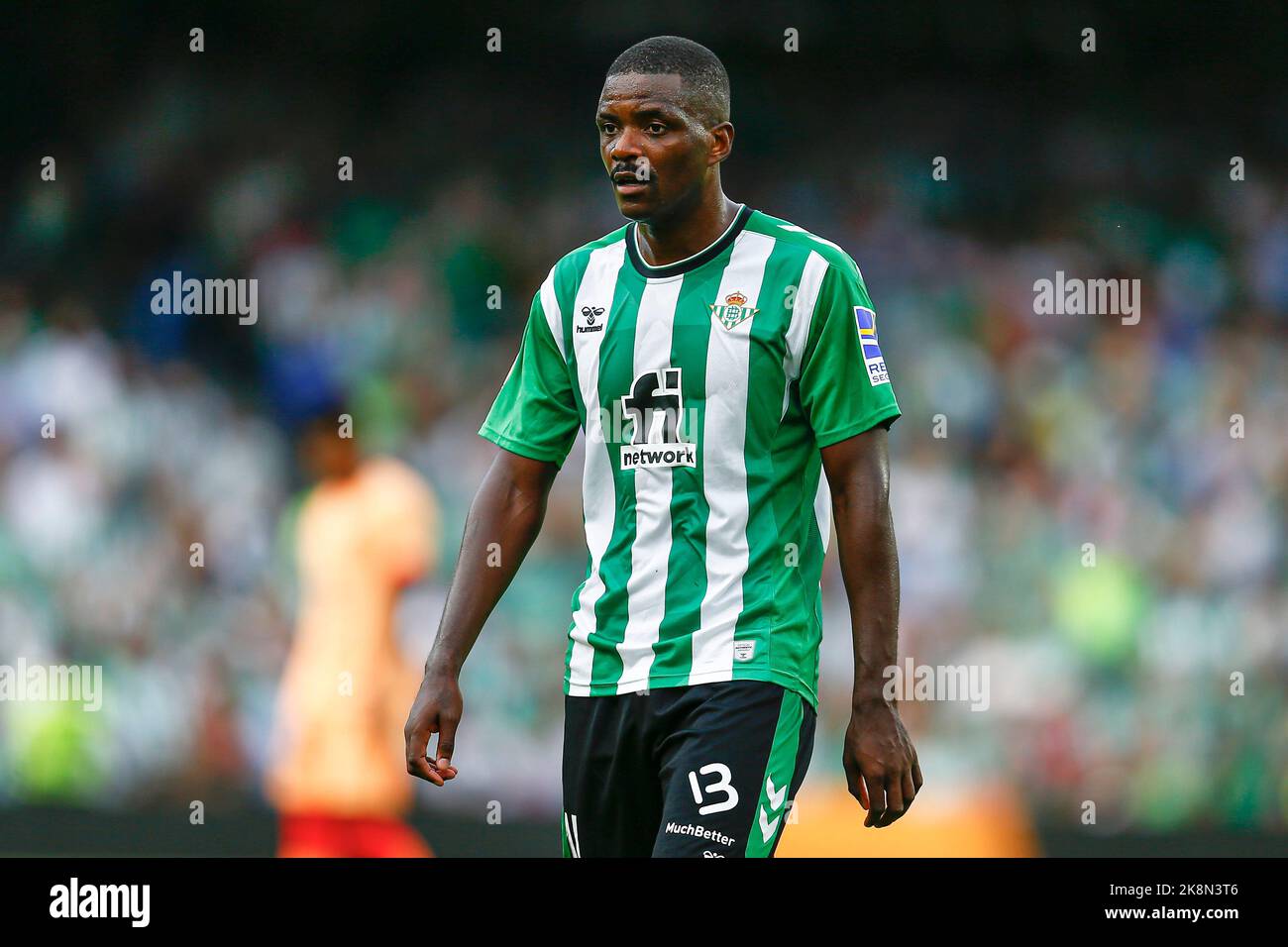 William Carvalho of Real Betis  during the La Liga match between Real Betis and Atletico de Madrid played at Benito Villamarin Stadium on October 23, 2022 in Sevilla, Spain. (Photo by Antonio Pozo / PRESSIN) Stock Photo