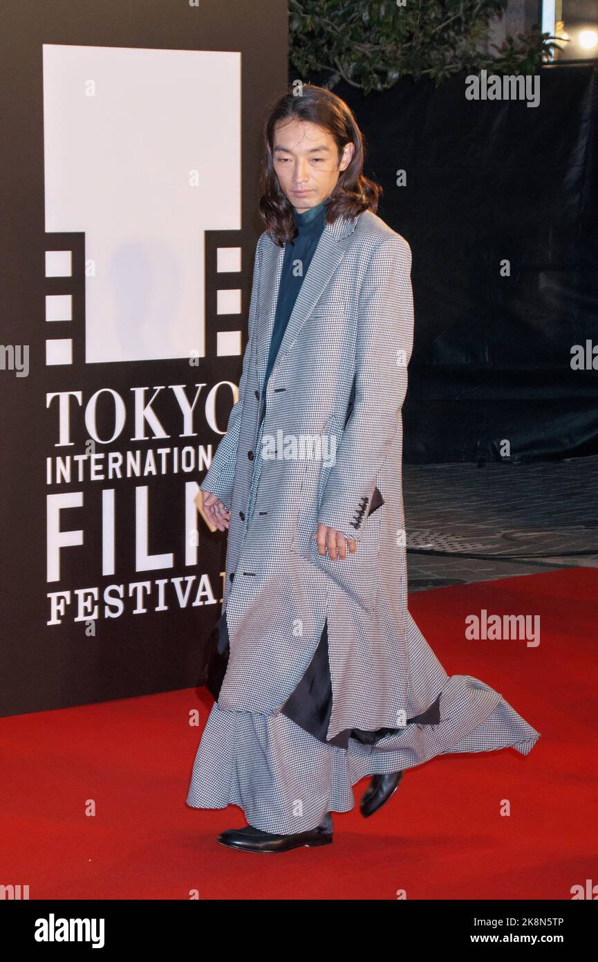 Tokyo, Japan. 24th Oct, 2022. Japanese actor Mirai Moriyama attends the Red carpet event for the Tokyo International Film Festival 2022 in Tokyo, Japan on Monday, October 24, 2022. Photo by Keizo Mori/UPI Credit: UPI/Alamy Live News Stock Photo