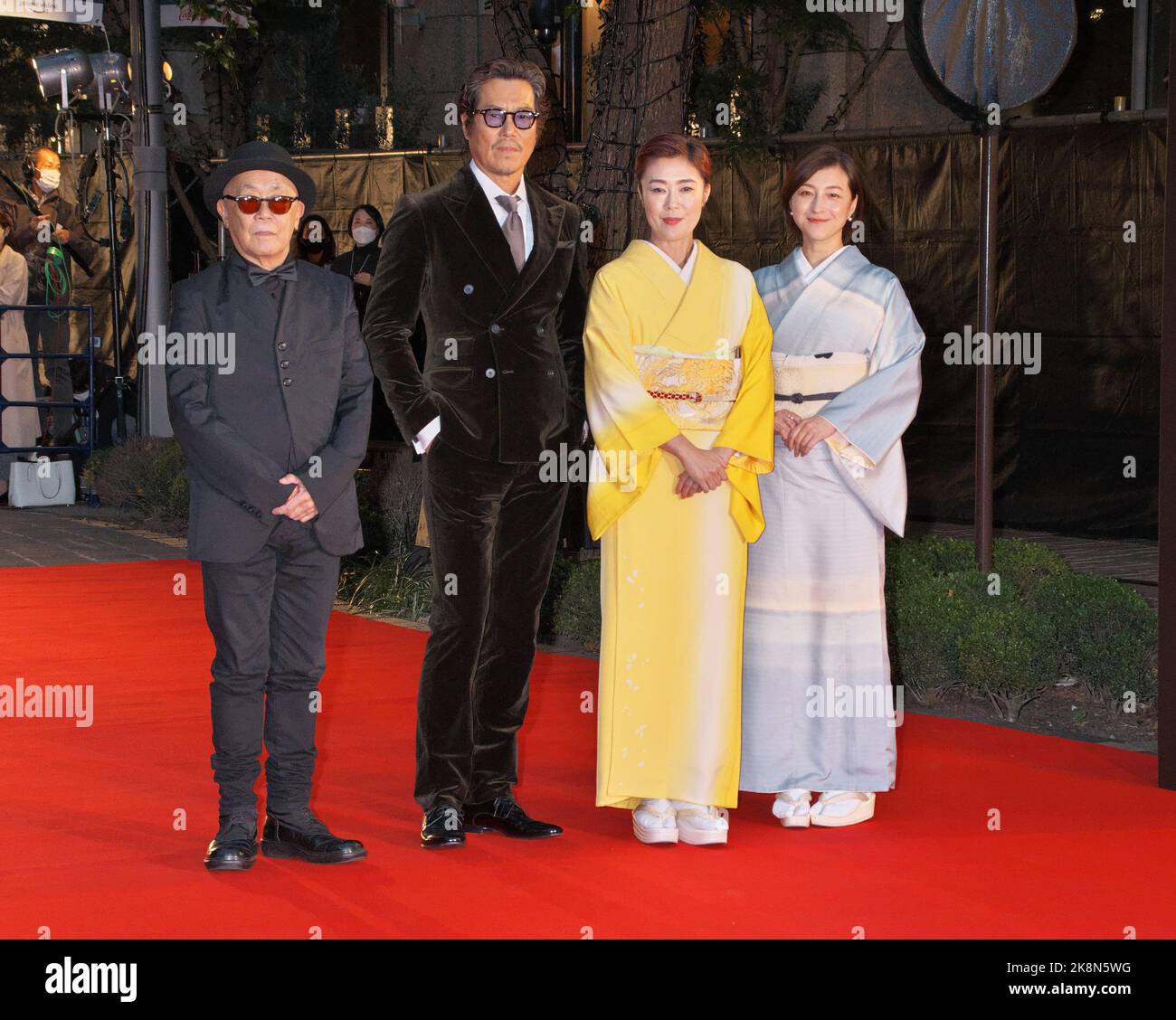 Tokyo, Japan. 24th Oct, 2022. (L-R)Japanese Director Ryuichi Hiroki 