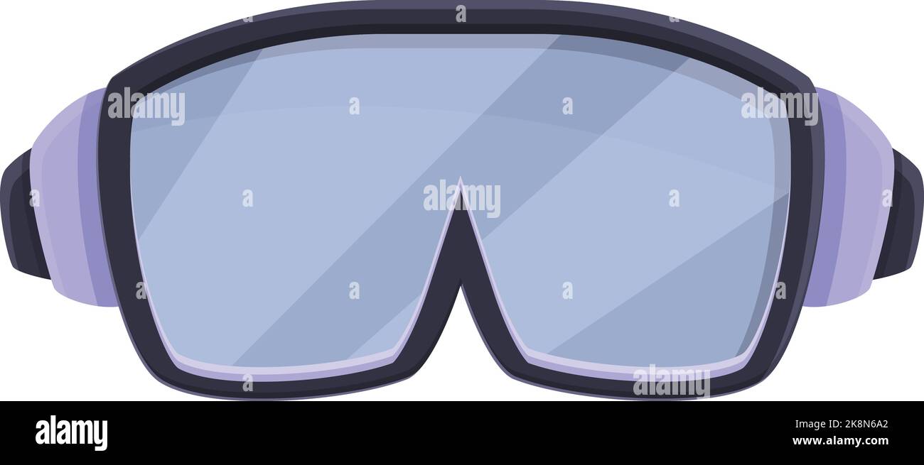 Rider glasses icon cartoon vector. Biker helmet. Safety biker Stock
