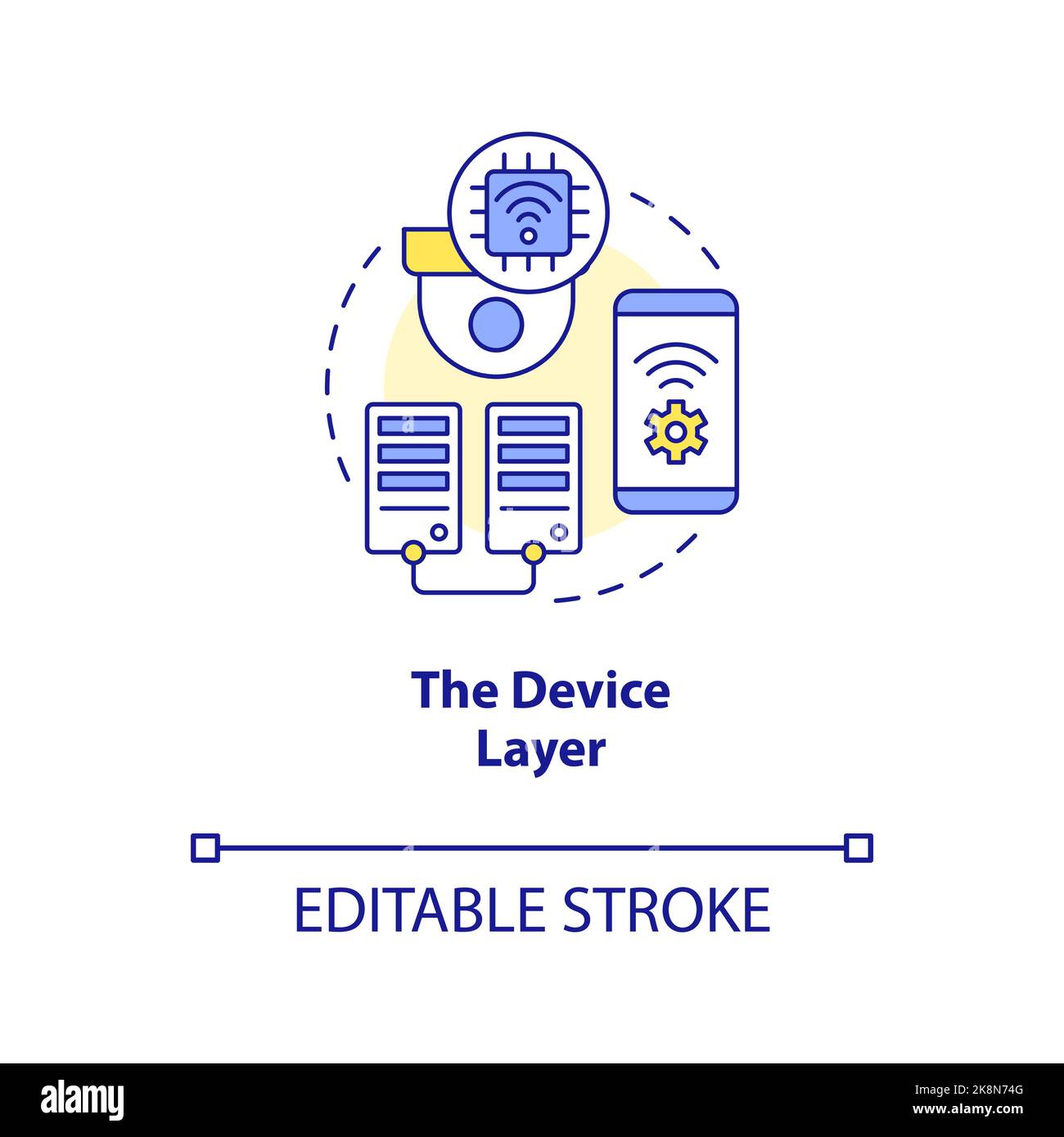 Device layer concept icon Stock Vector Image & Art - Alamy