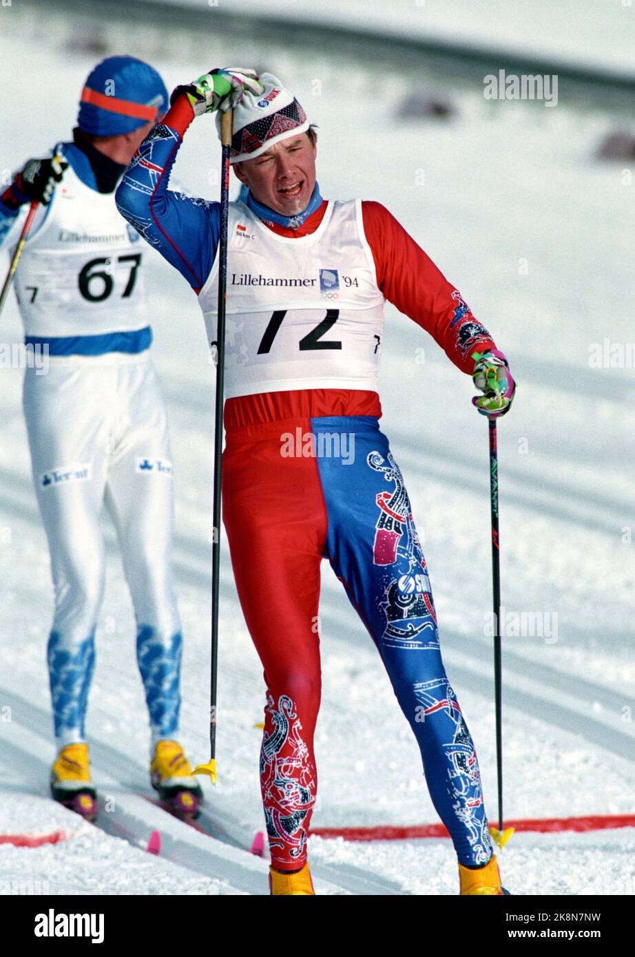 Lillehammer 19940227 Cross country classic, 50 km. 5mile. Sture