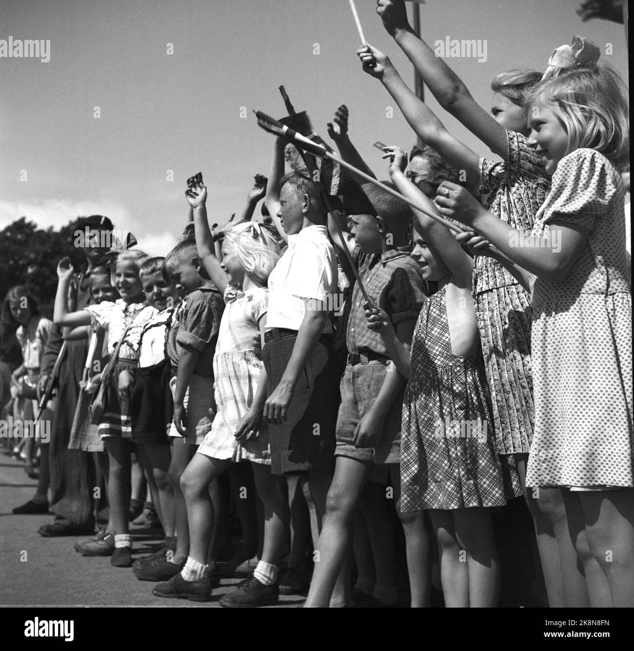 Oslo 19450630 Peace Days 1945 Allied Day. Allied soldiers paraded up ...