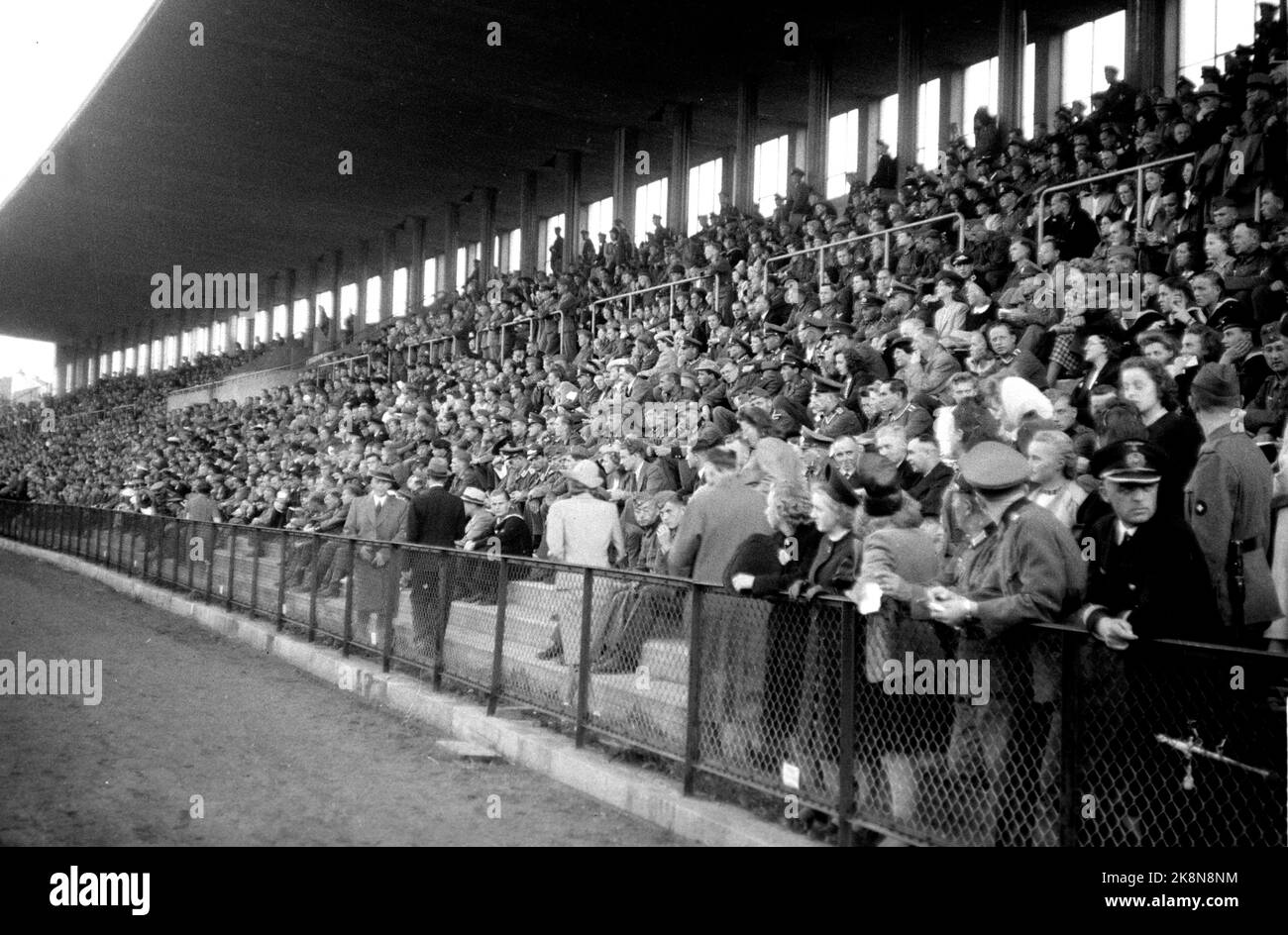 Oslo August 1942. Wehrmacht concert at Bislett Stadium. Photo: Aage Kihle / NTB  *** Photo not image processed ***** Stock Photo