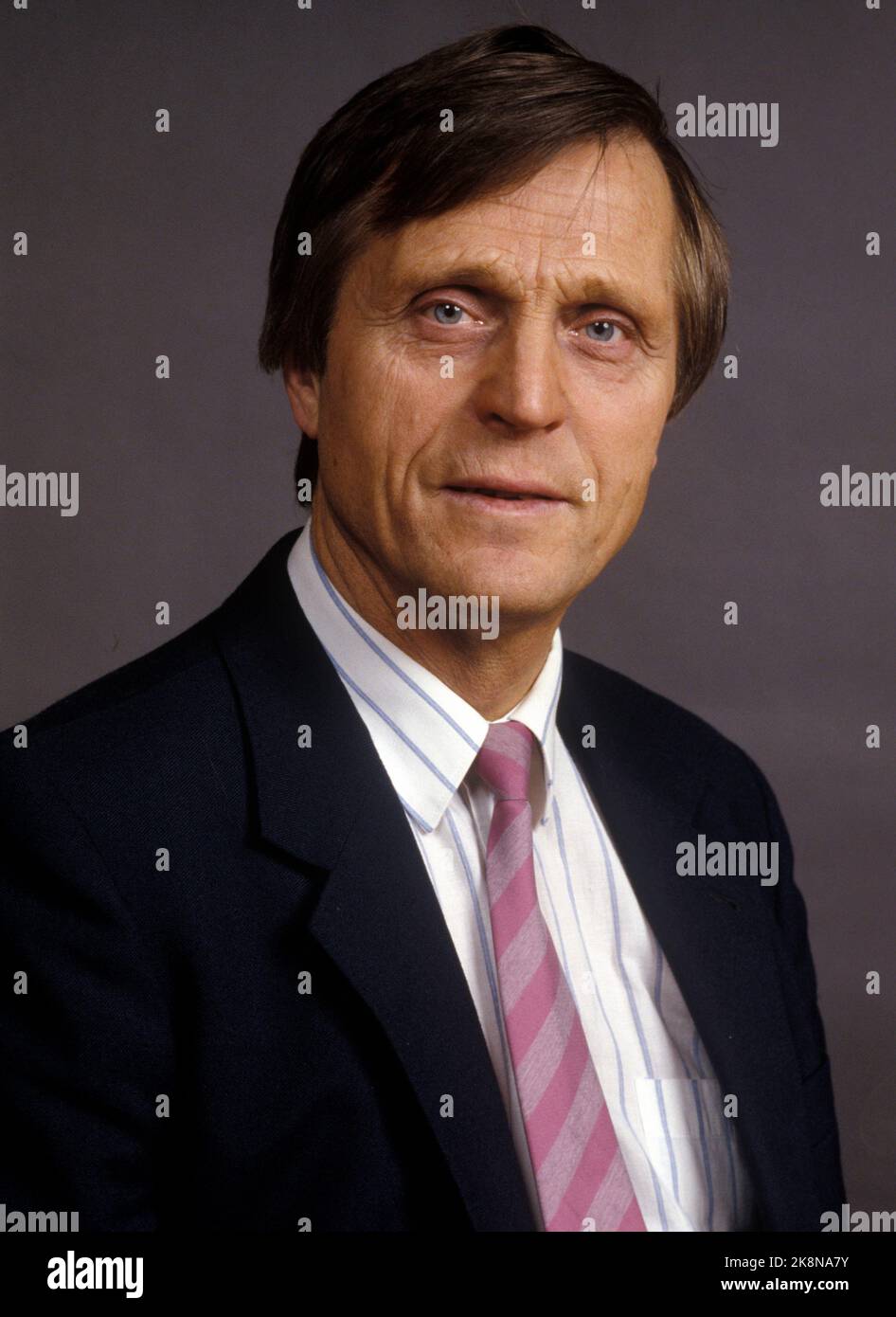 Oslo 19891010 Politician William Engseth, Municipal Minister. The Labor