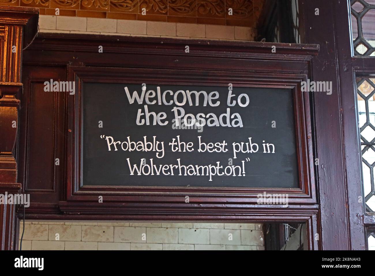 The Posada, Probably The Best Pub in Wolverhampton, 48 Lichfield St, Wolverhampton WV1 1DG Stock Photo