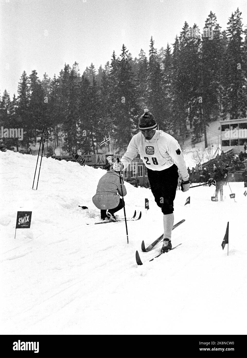 Ntb ntb skiing cross country skiing full figure combined action Black