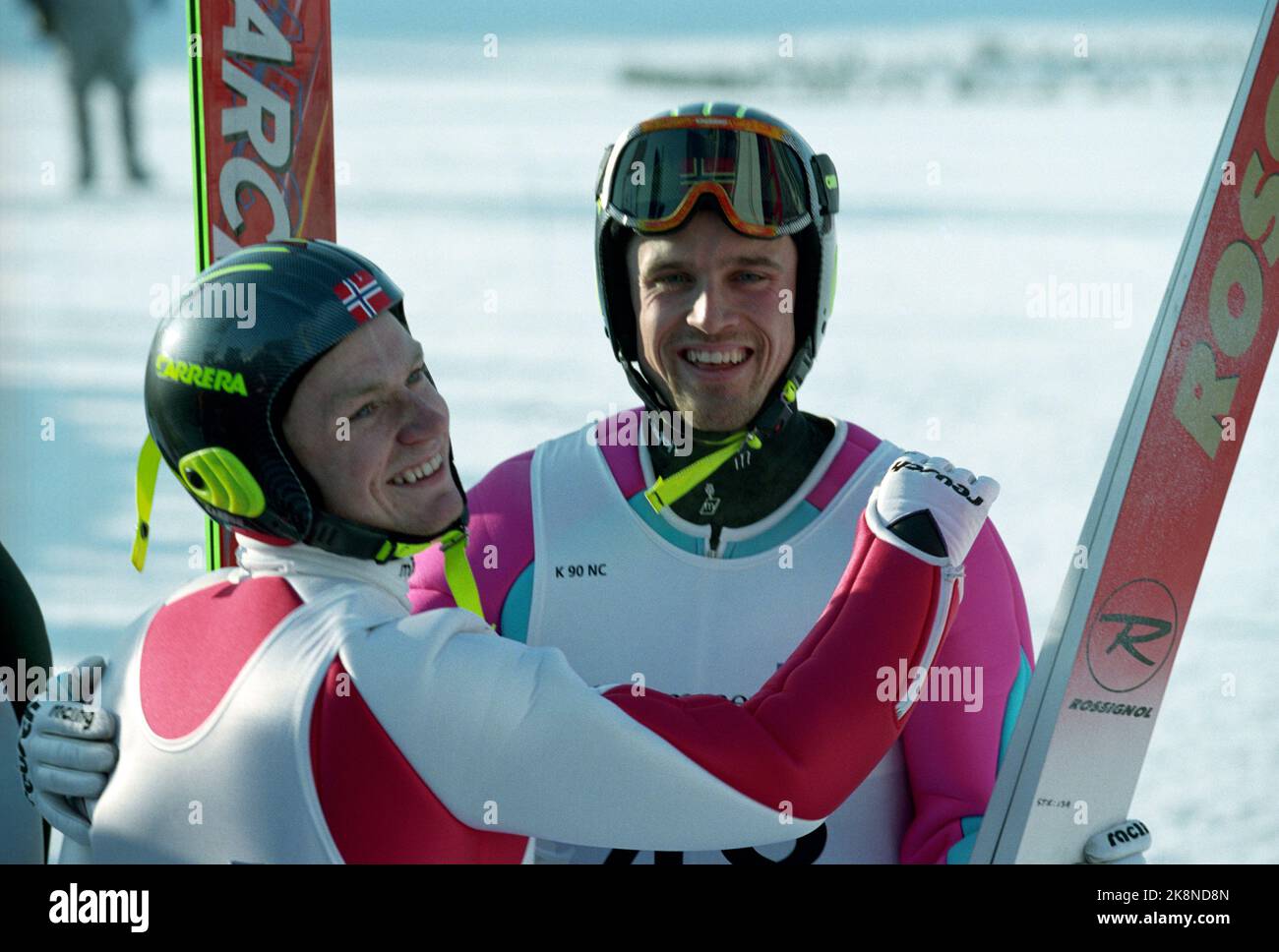 Lillehammer 19940218 Winter Olympics at Lillehammer. Combined jump