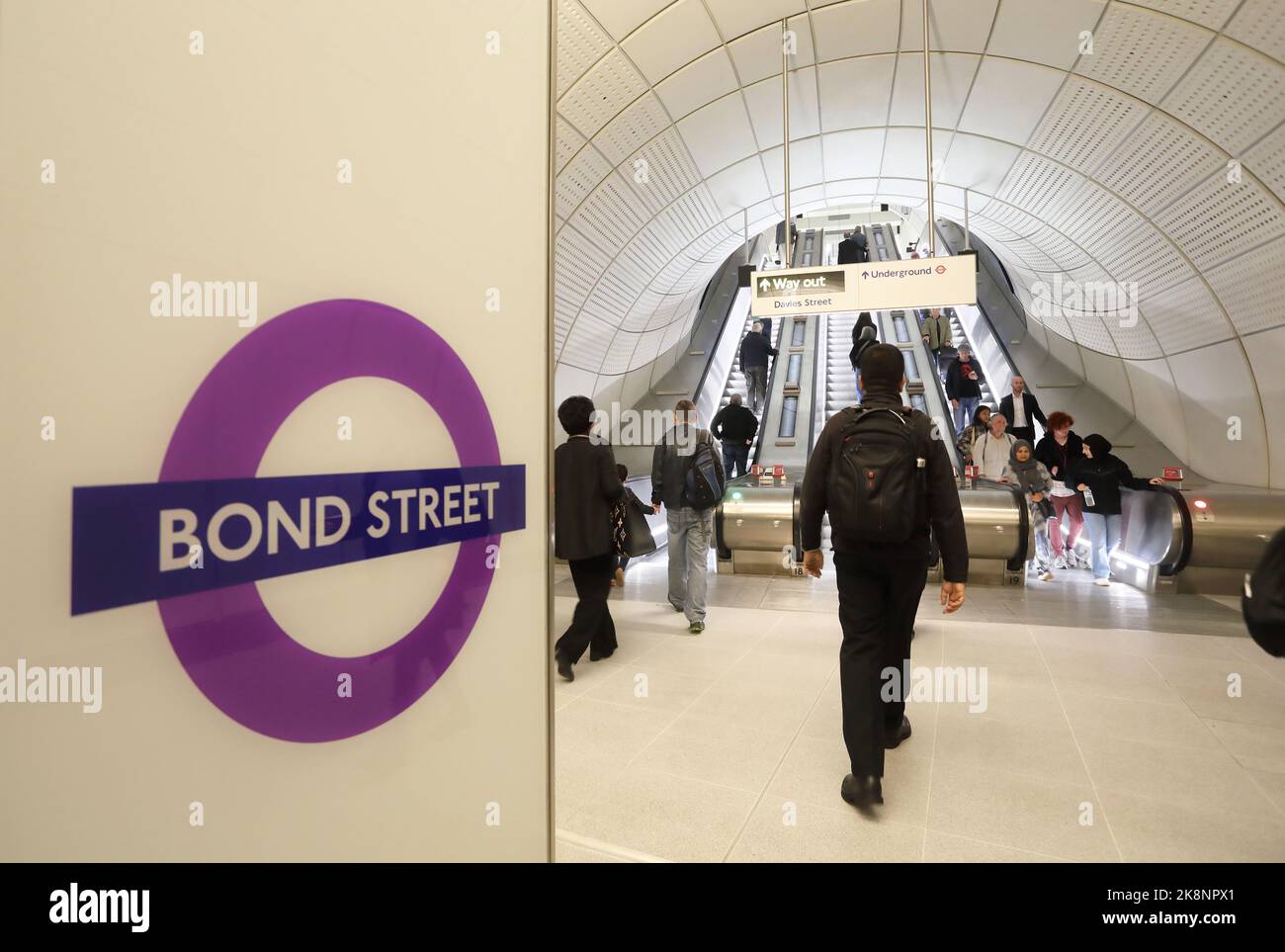 The Elizabeth line's Bond Street station, finally open, 5 months after