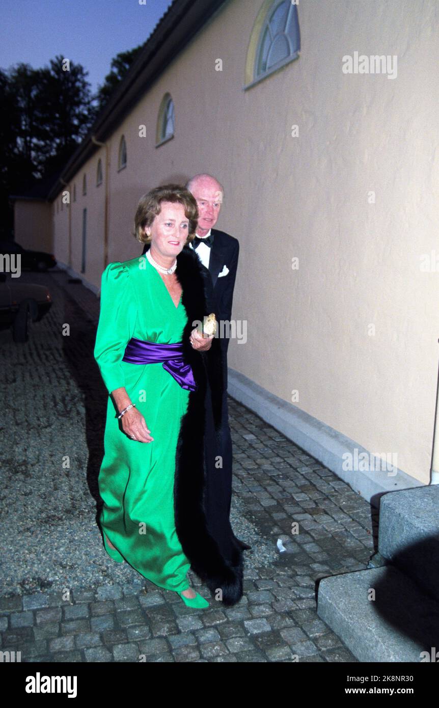 Jarlsberg Hovedgård 19910920 sailing ball. Shipowner Fred. Olsen and