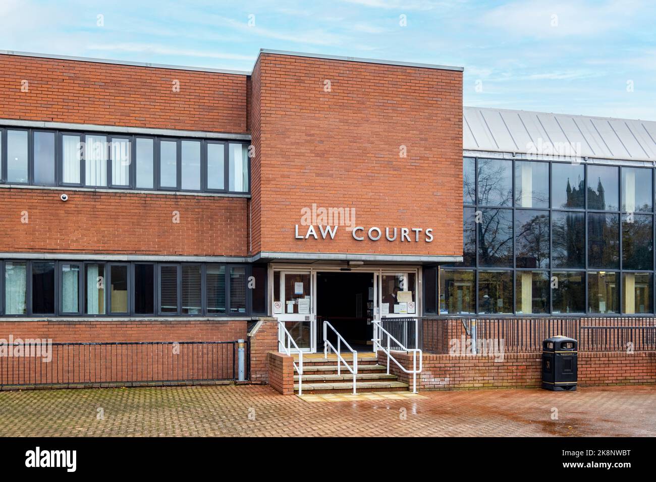 Law courts in town centre of Crewe Cheshire UK Stock Photo Alamy