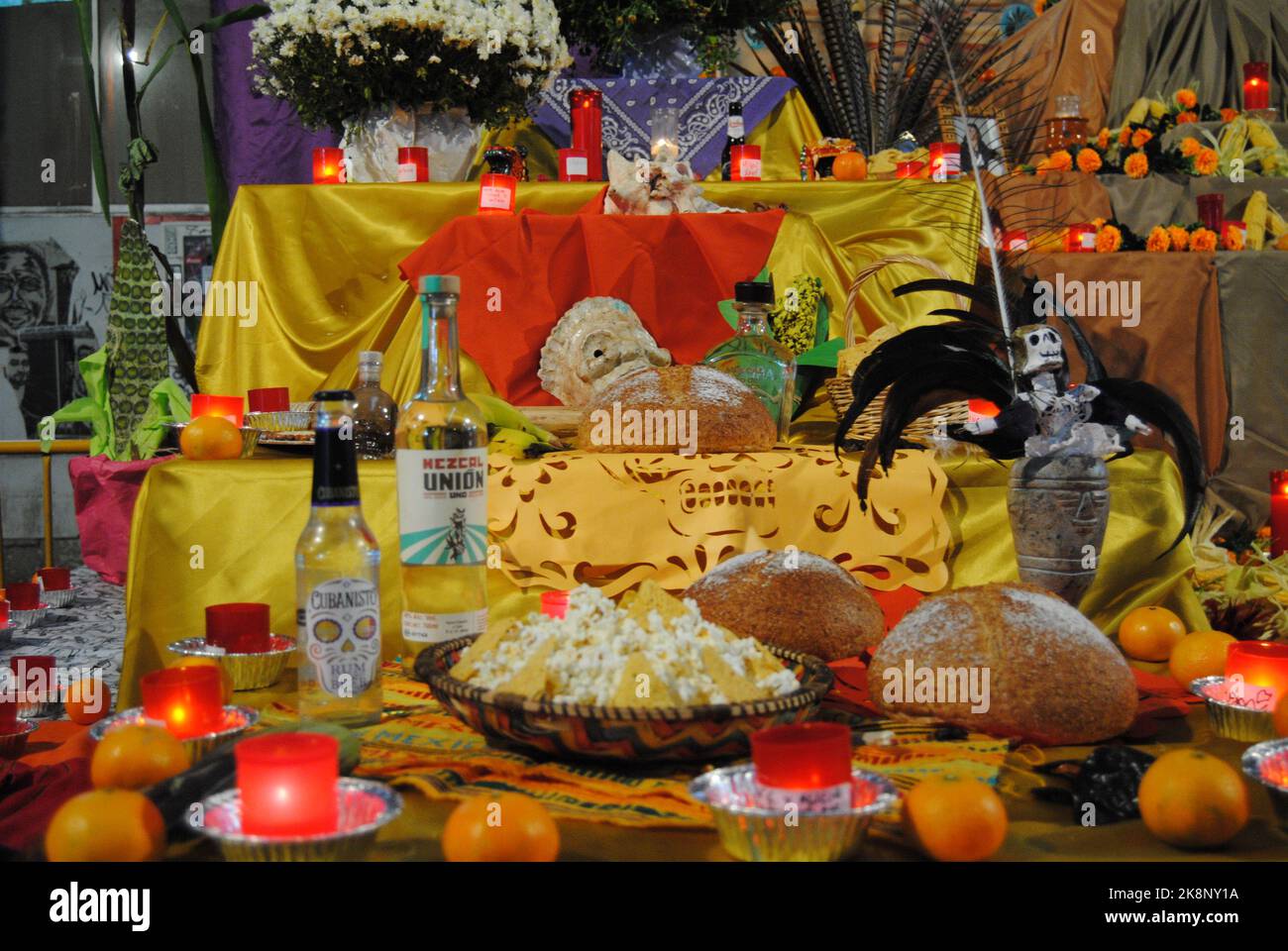 The celebration of the day of the dead el dia de los muertos in