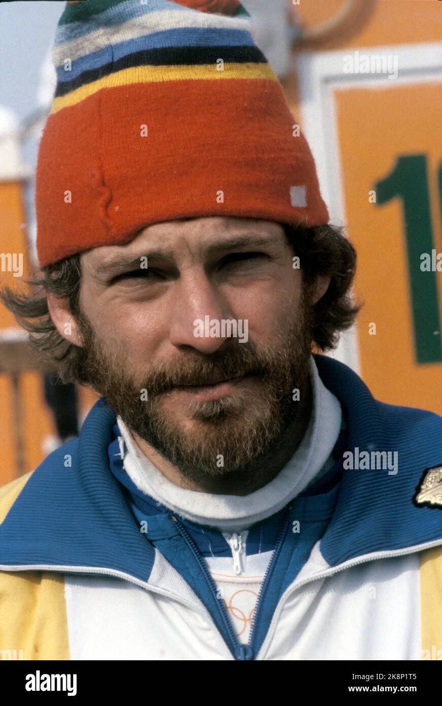 Sarajevo, Yugoslavia 1984-02. The Olympic Winter Games 1984. The picture: Swedish skier Thomas Wassberg photographed February 16, 1984. Photo: NTB-Foto / NTB Stock Photo
