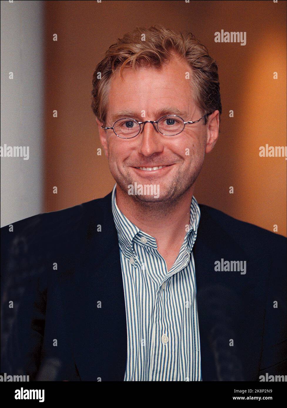 Oslo 19970816: Kjell Inge Røkke, portrait. Scan photo: Ole Berg-Rusten ...
