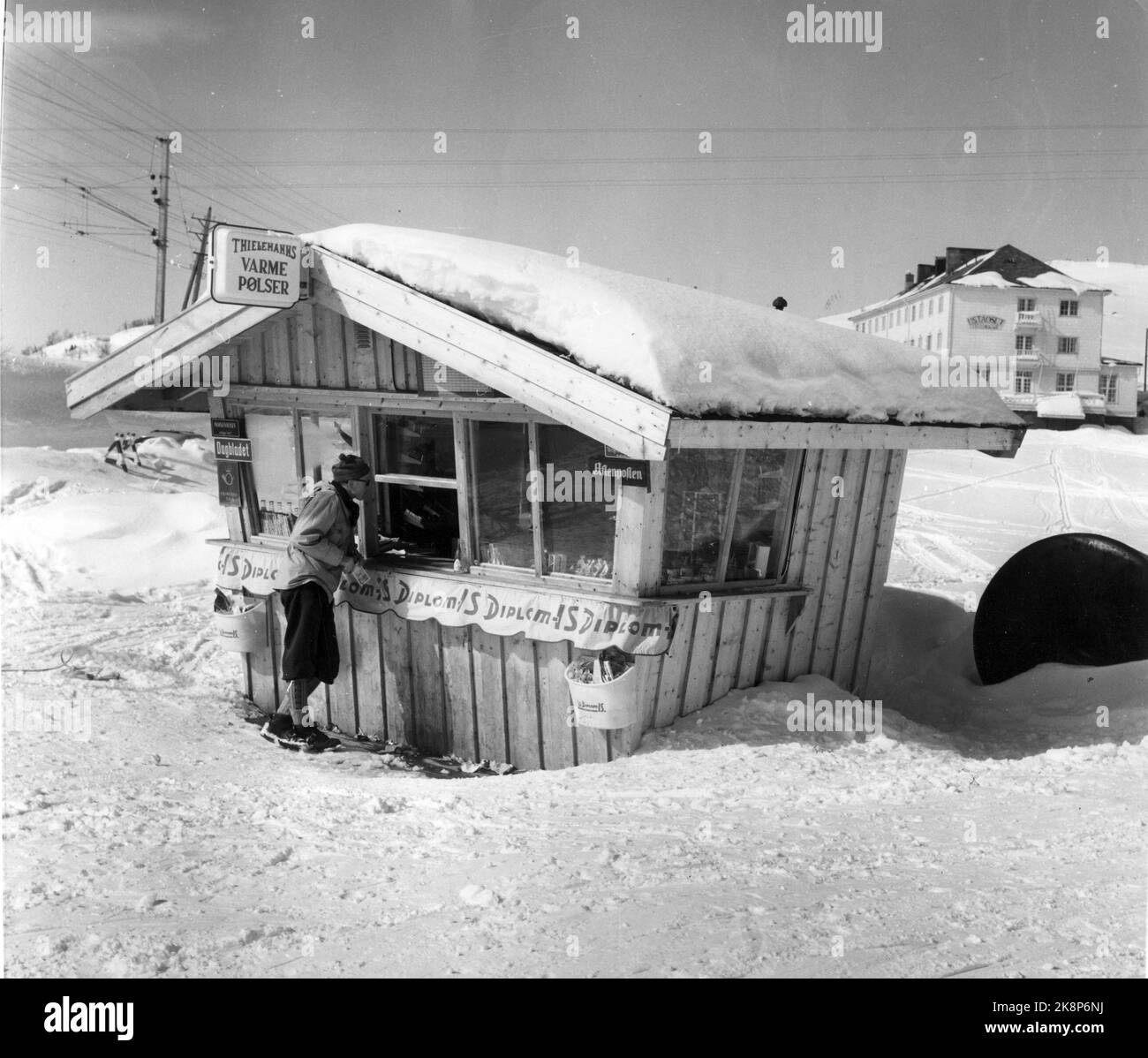 Current ntb winter snow easter advertising exterior easter kiosks