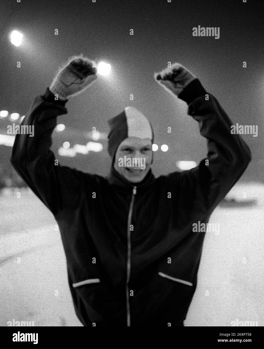 Oslo 19690103 skating, New Year's Race at Bislett. Swedish Göran