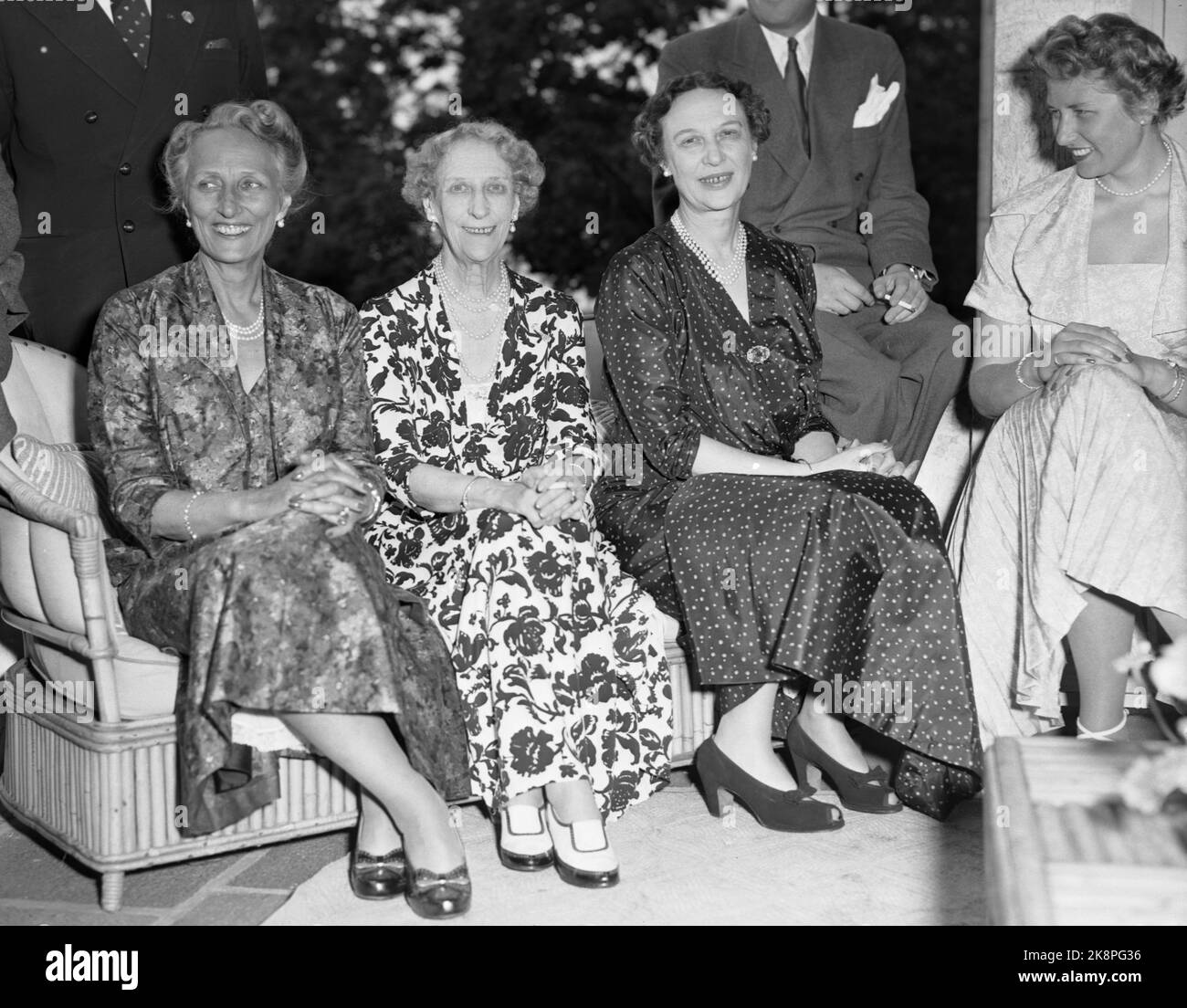 Asker 19530802. Princess of Sweden, Crown Princess Märtha's