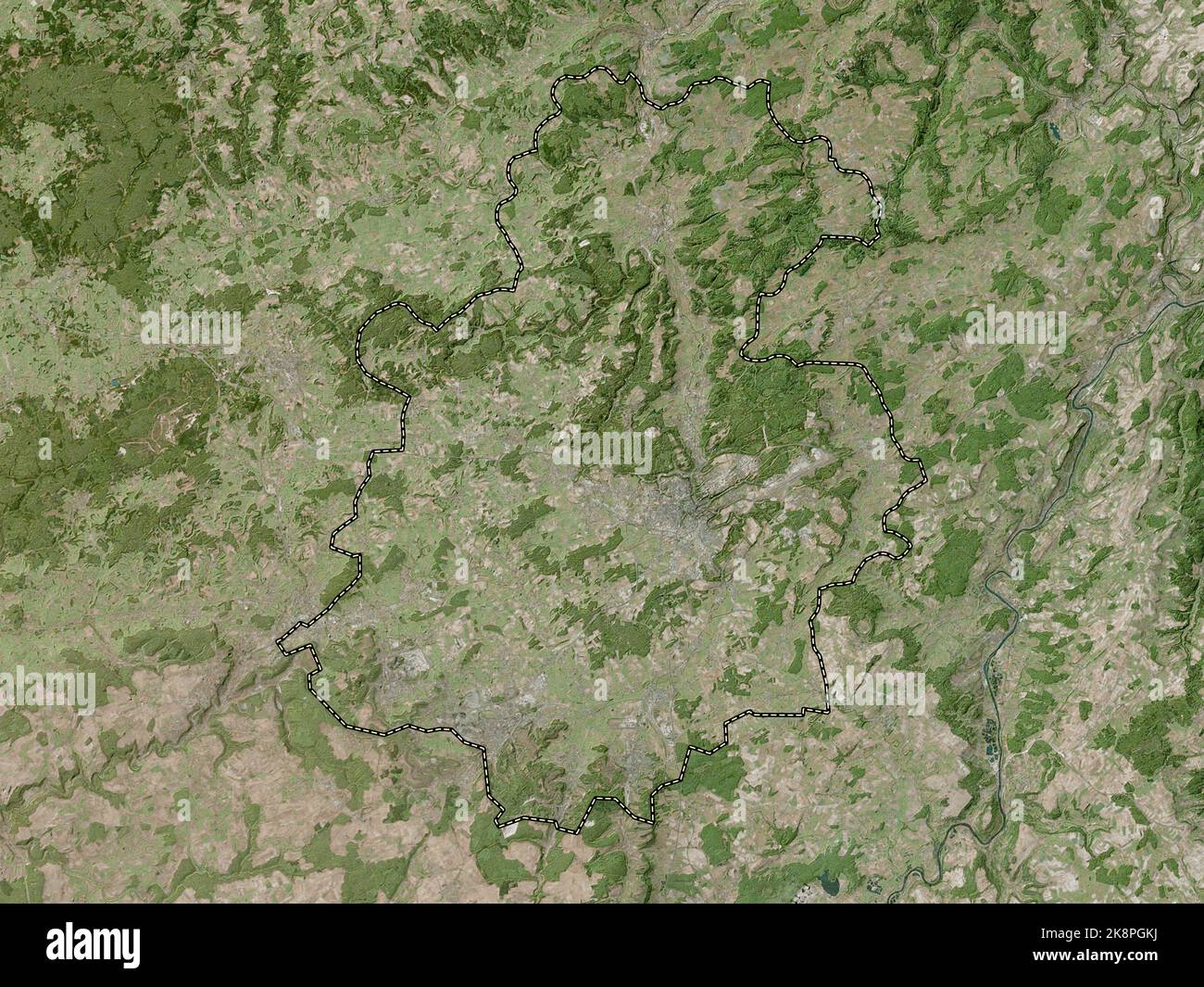 Luxembourg District Of Luxembourg High Resolution Satellite Map Stock   Luxembourg District Of Luxembourg High Resolution Satellite Map 2K8PGKJ 