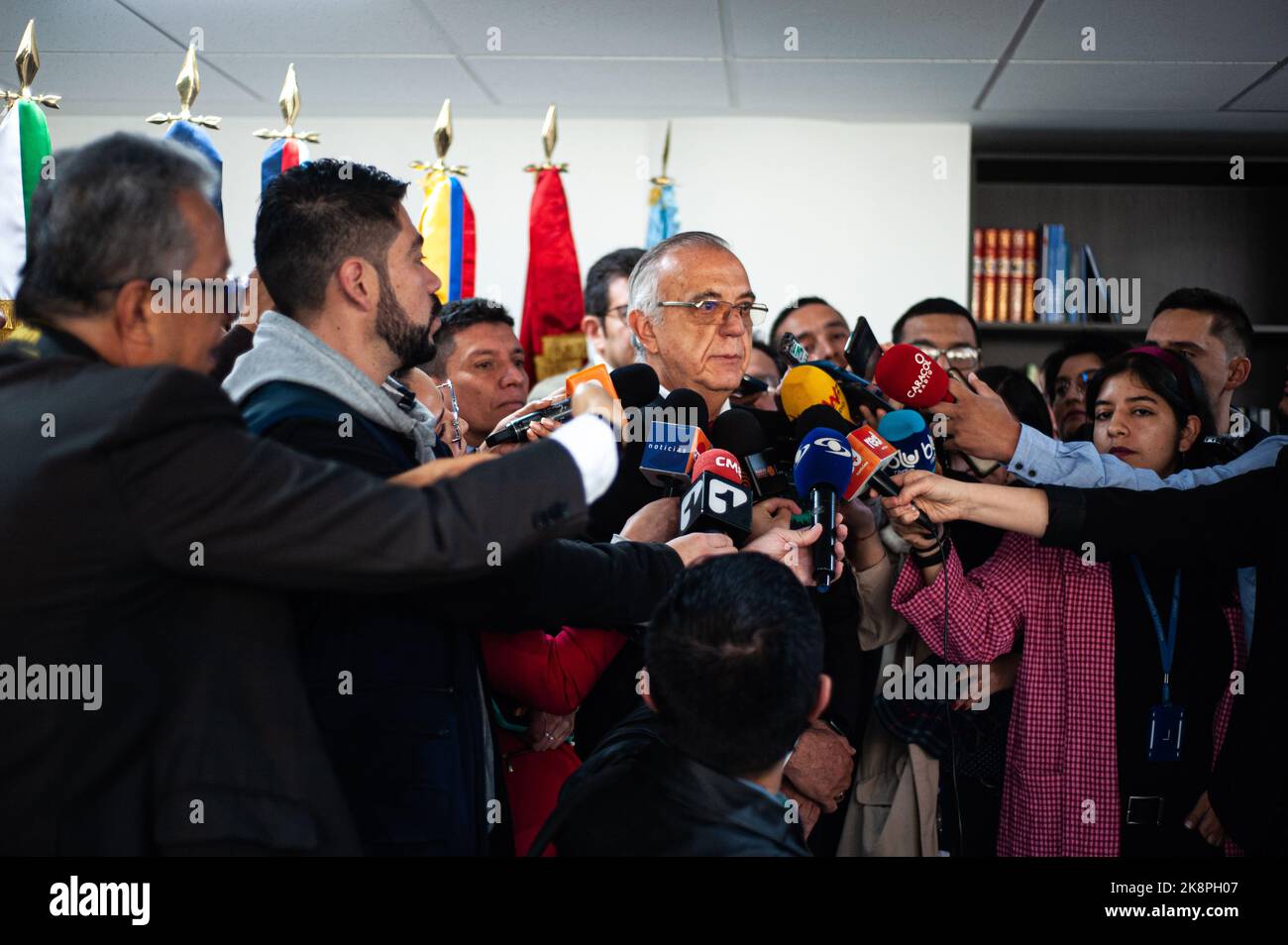 Bogota, Colombia, October 24, 2022. Colombia's minister of defence Ivan
