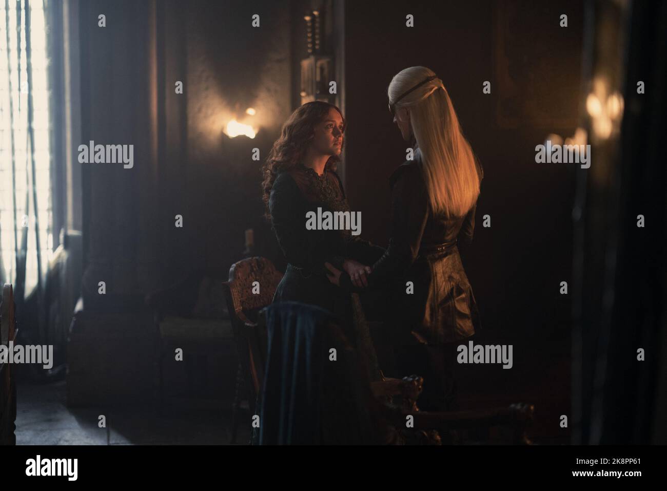 Olivia Cooke, Ewan Mitchell, "House of the Dragon" (2022). Photo credit