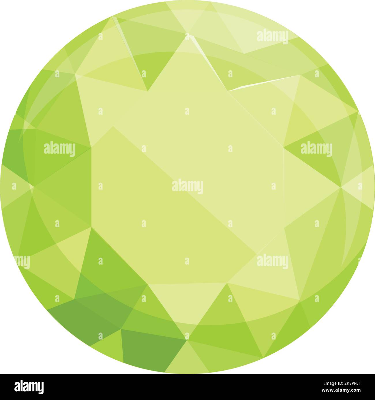 Green sapphire icon cartoon vector. Gem crystal. Luxury amethyst Stock Vector