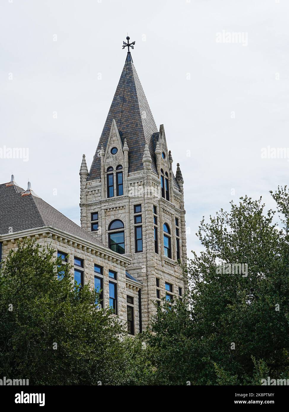 Georgetown, Texas  USA - Hugh Roy And Lillie Cullen main building of Southwestern University Stock Photo