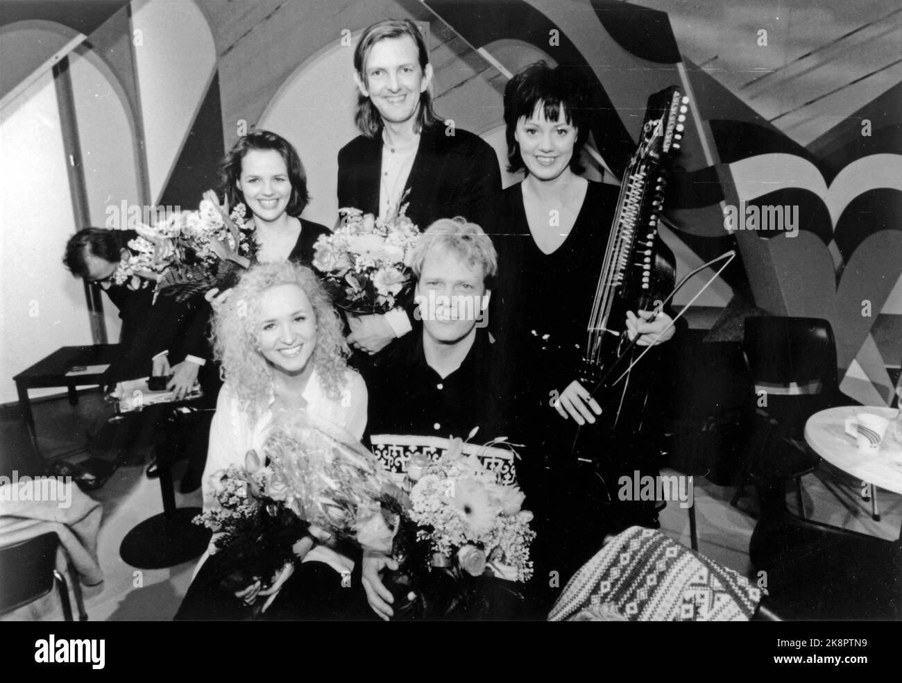 199505. The Norwegian group 'Secret Garden' with Rolf Løvland and Fionnuala Sherry photographed before the International of Eurovision Song Contest 1995. Photo: Johnny Syversen / NTBSCANPIX  Scannef: Secret61 Stock Photo