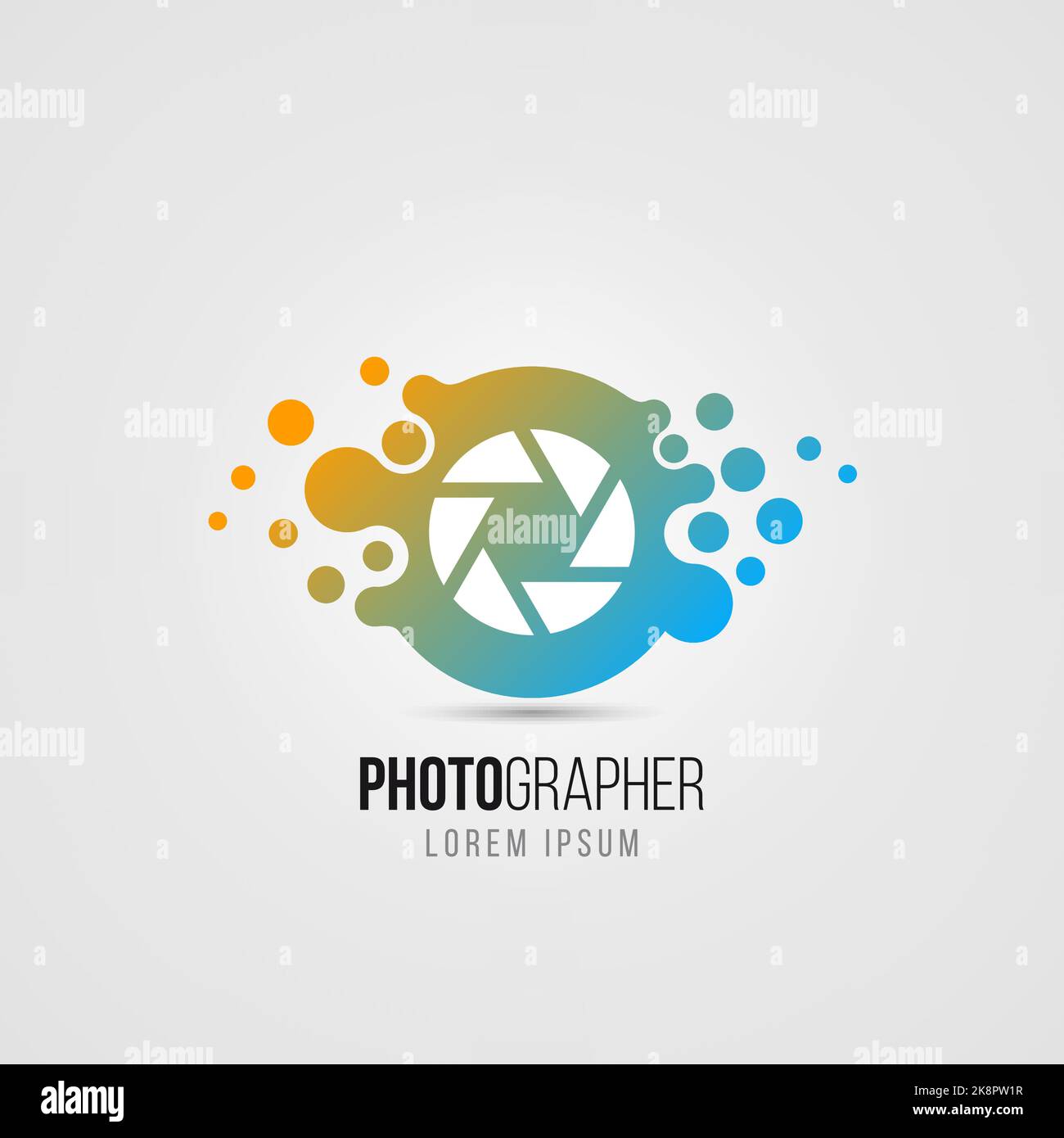 Camera symbol in modern style. Creative icon. Vector illustration Stock ...