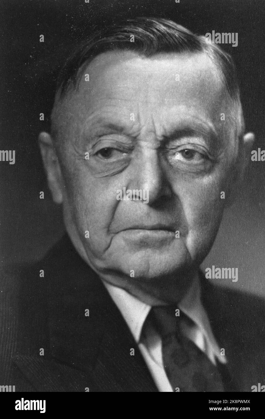 Shipowner Wilhelm Wilhelmsen (1872 1955) turns 80 on March 11 Stock