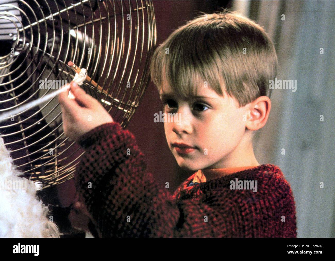 Home Alone 1990  Macaulay Culkin Stock Photo