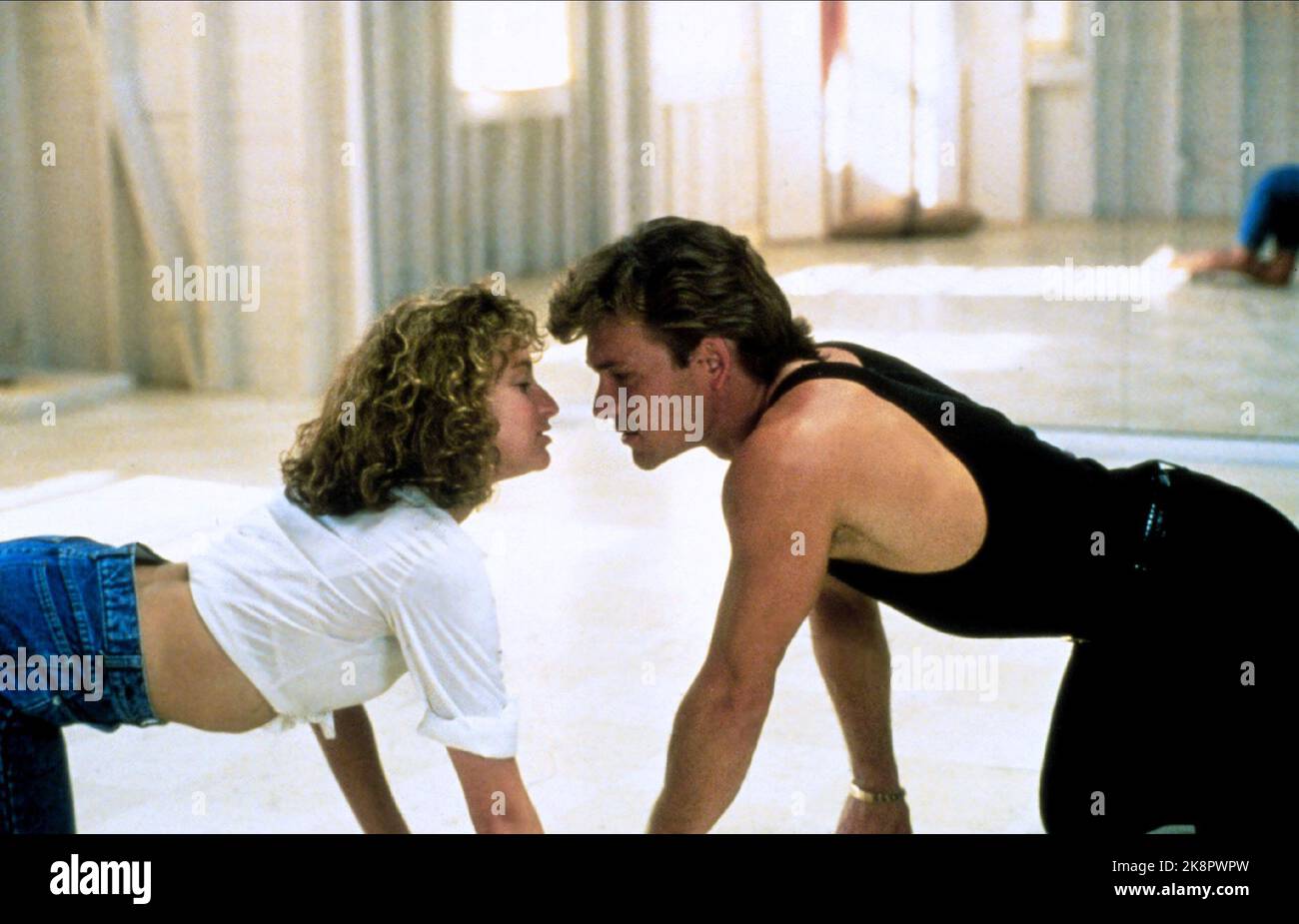 Dirty Dancing  Jennifer Grey & Patrick Swayze Stock Photo