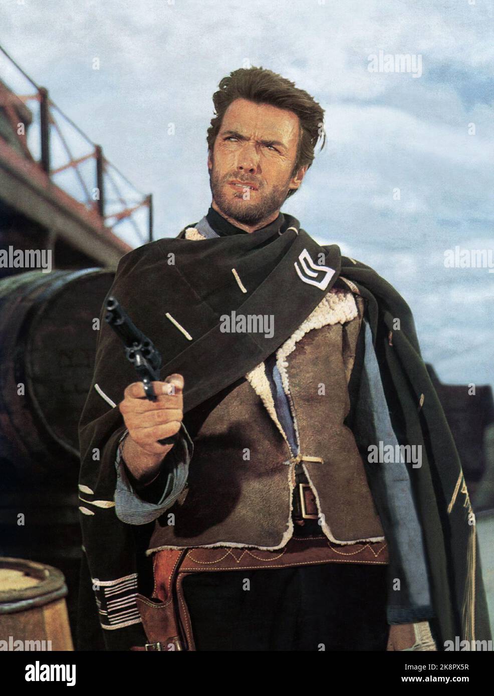 A Fistful Of Dollars  Clint Eastwood Stock Photo