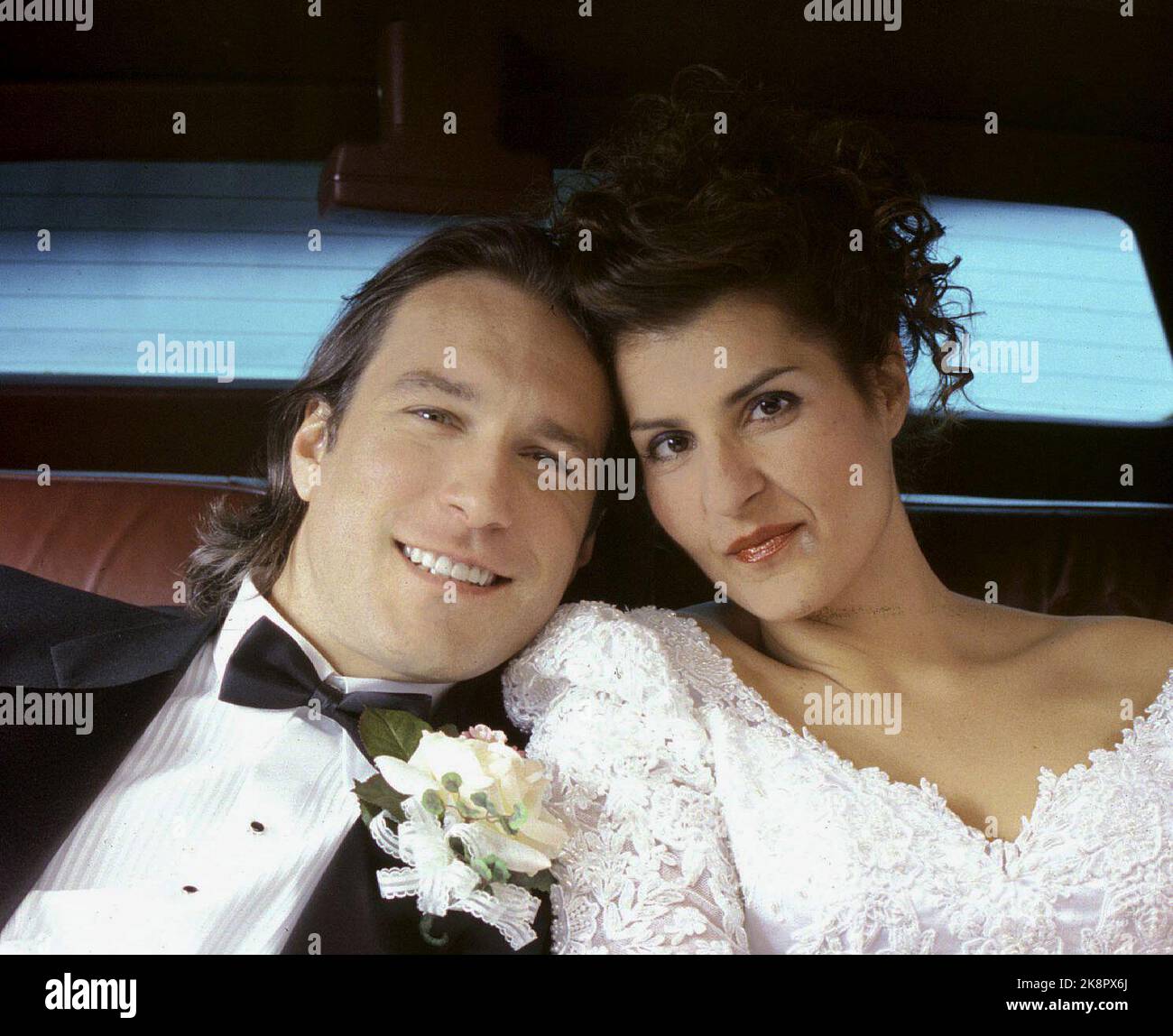 My Big Fat Greek Wedding 2002  John Corbett & Nia Vardalos Stock Photo