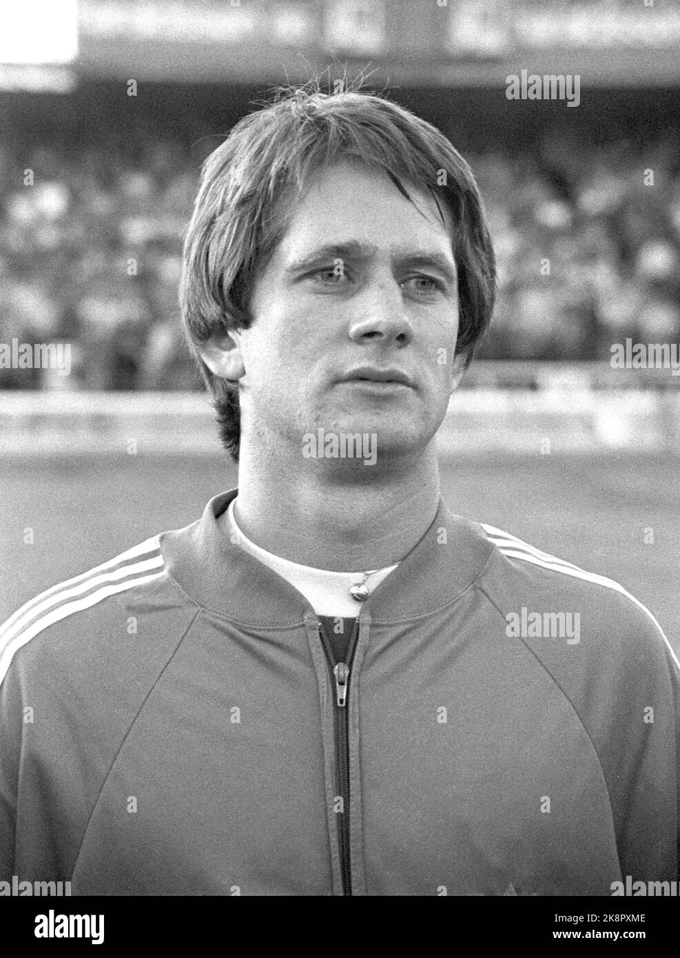 Oslo 19770818 The Norwegian national team in football photographed