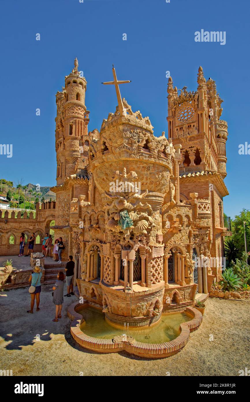 Castillo de Colomares at Benalmadena on the Costa del Sol, a monument