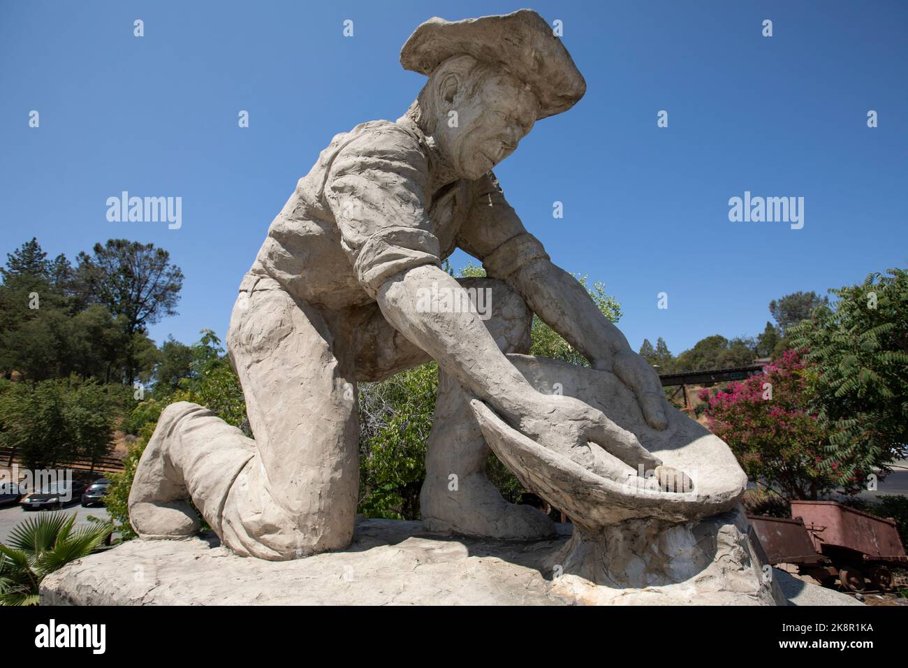 Auburn, California, USA July 17, 2021 Morning light shines on a