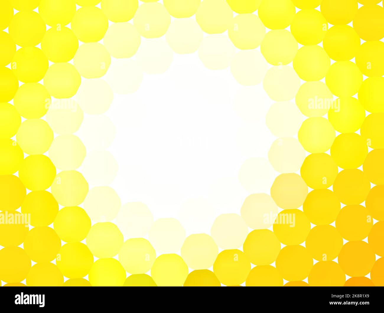 An abstract background with yellow circles for textures and overlays ...